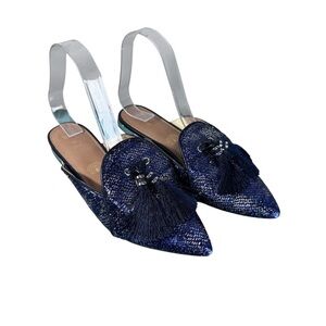 Disney x Call it Spring Arabian Nights Purple Mules Slides Size 6 Aladdin Vegan